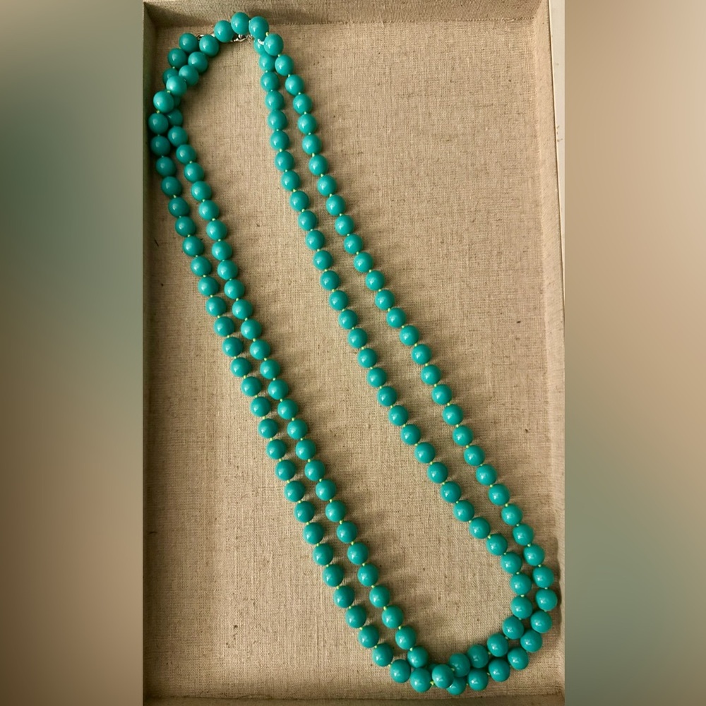 Stella & Dot (Retired) La Coco Beaded Necklace (Turquoise)